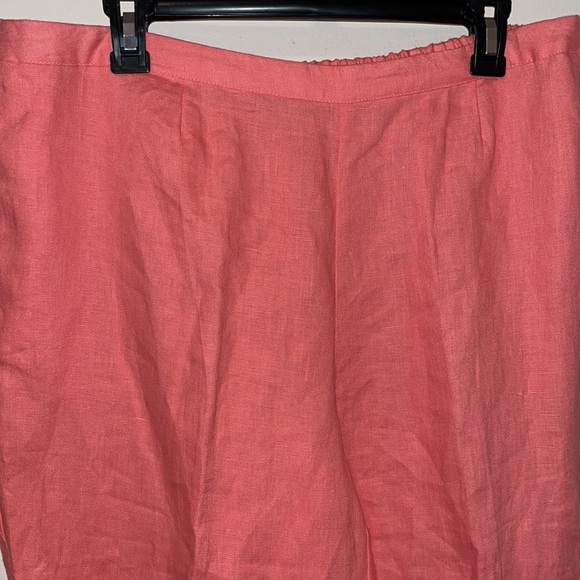 NWOT KIM ROGERS LINEN CAPRIS SIZE PXL - Picture 2 of 6